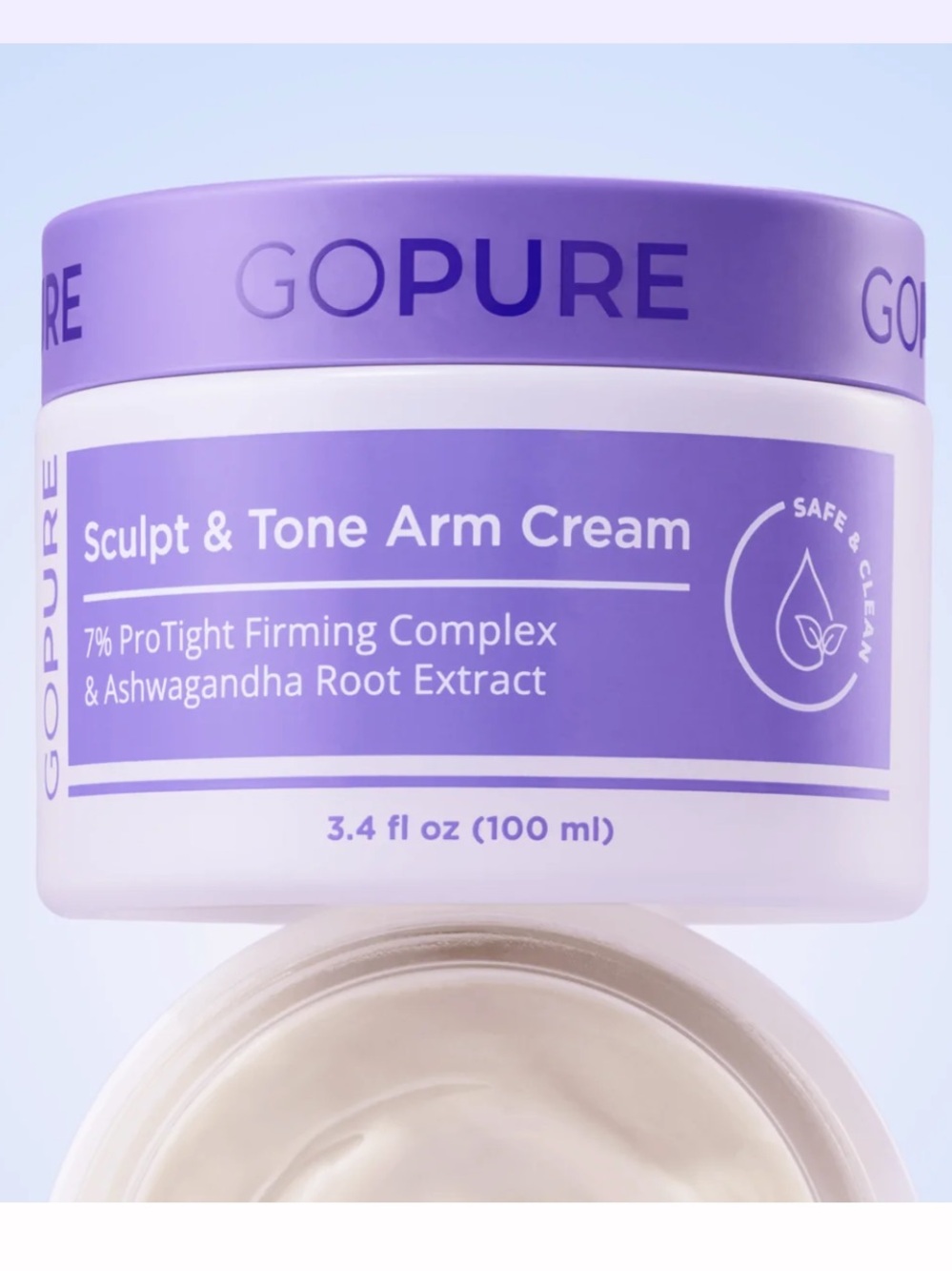 GO PURE Sculpt & Tone Arm Cream —  3.4 fl oz